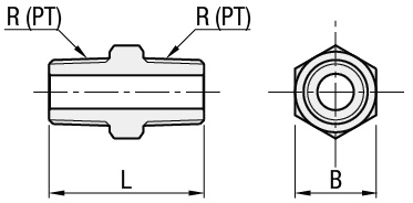 Raccordi in ottone per tubi in acciaio/Nipplo:Immagine relativa