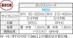 Scatola serie R tipo con vite a 4 punti serie RSDX: Immagine correlata
