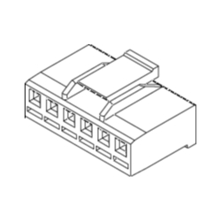 Alloggiamento connettore filo-scheda con passo 3.50mm (51067)