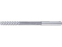 High-Speed Steel High Helical Reamer, Right Blade with 60° Left Spiral, 0.01 mm Unit Designation Model HHHR-2.29