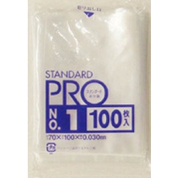 Sacchetto di plastica standard (trasparente) spessore 0.03mm