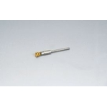 Spazzola cilindrica / Spazzola cilindrica con gambo in ottone in miniatura, diametro filo 0,15 mm, diametro gambo 3 mm