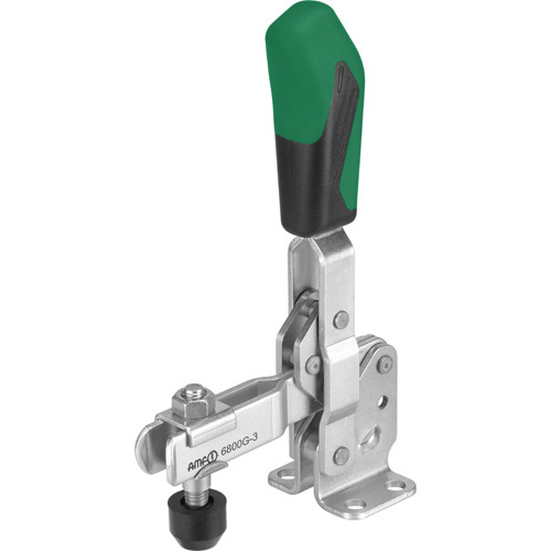 Vertical Toggle Clamp with Green Handle, 6800G