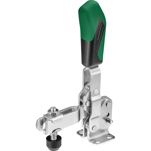Vertical Toggle Clamp with Green Handle, 6800NIG