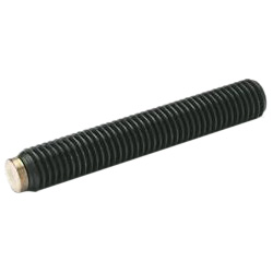 Grub screws with Brass / Plastic pivot, Steel 913.3-M12-63-MS