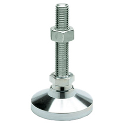 Levelling feet with threaded stud, Steel