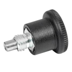 Mini indexing plungers, covered indexing mechanism 822.6-10-M16-C