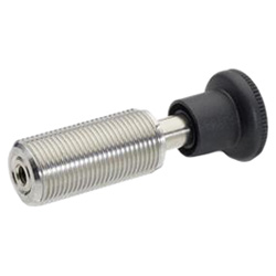 Spring bolts, Stainless Steel / Plastic knob 313-5-D-2-NI
