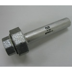 Raccordo isolato con giunto a pressione Molco (acciaio malleabile per tubi SGP), per tubi in acciaio inox IUG-25X1