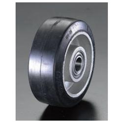 Ruota con pneumatico in gomma e cerchio in alluminio EA986M-160