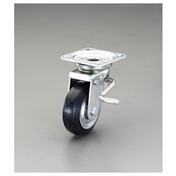Ruote per attrezzature con freno (ruote piroettanti) / diametro ruota × larghezza: 75 × 32 mm. Capacità di carico: 80 kg