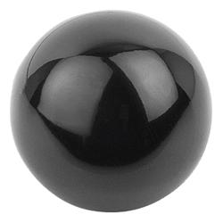 Volantini a sfera lisci DIN 319 maggiorati, forma M, con foro conico (K0159)