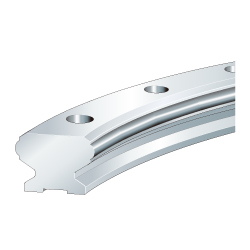 Guide LFSR..-ST, guida curva, acciaio, design resistente alla corrosione disponibile
