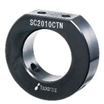 Anelli di bloccaggio / appiattiti su un lato / acciaio inox, acciaio / doppio grano / foro anteriore / SC-TN SC2512CTN