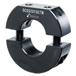 Anelli di bloccaggio / appiattiti su un lato / acciaio / in due pezzi / filettatura anteriore / SCSS-TN SCSS3015CTN