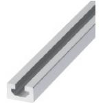 Larghezza cava 10mm / Profilati in alluminio piatti / 1 cava