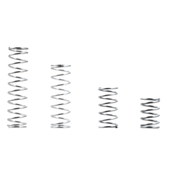 Molle a spirale con filo a sezione rotonda / Deflessione 45% / Riferimento D.I. VUR6-20