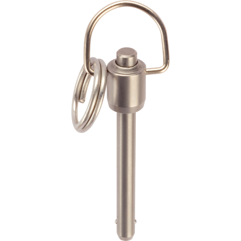 Quick Release Pin with Ring Handle, single acting - according to NASM / MS 17987
