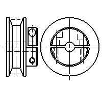 Hasaller Puleggia Per Cinghia A V In Ghisa - Doppia Scanalatura Per Motori E Utensili - Foto 2