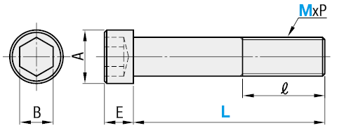 Viti a esagono incassato/In acciaio inox (scatola):Immagine relativa