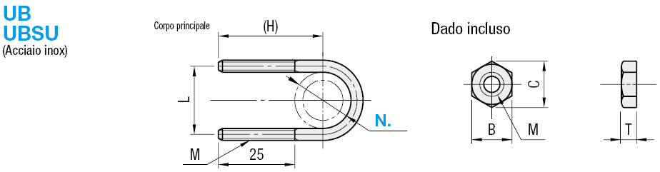 Elementi per tubi in acciaio/Bulloni a U:Immagine relativa