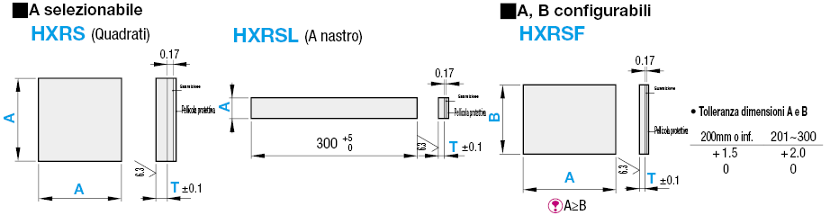 Magneti/Flessibili/in fogli rettangolari:Immagine relativa