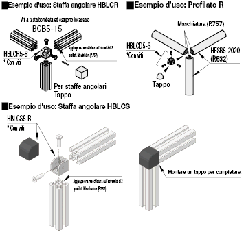 Serie 5/Staffe set angolari tipo R:Immagine relativa