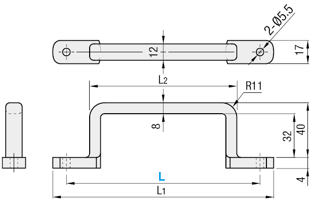 Maniglie/Rettangolari saldate:Immagine relativa