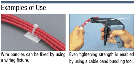 Cable ties (Standard White, Weather-resistant Black):Related Image