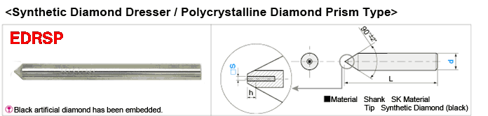 Synthetic Diamond Dresser, Economy Polycrystalline Diamond Prism Model:Related Image