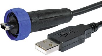 Adattatore per connettore maschio USB 2.0 - Maschio IP68, dritto PX0441/2M00