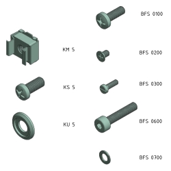 Interzoll, Viti, Interzoll Materiale per il montaggio