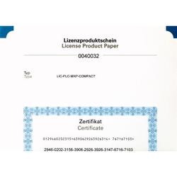 Certificato del prodotto con licenza PLC COMPACT per XV-1…-B… e XV-1…-D…
