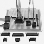 Connettore scheda-cavo con blocco singolo e passo 2.5mm, serie HNC