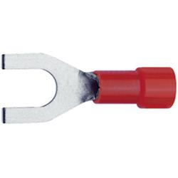 Morsetto a U 0,50 mm² 1 mm² Ø foro = 4,3 mm Parzialmente isolato Rosso Klauke 620