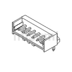 Wafer PCB con passo 2,00 mm Micro-Latch™ angolare(53254) 53254-0670