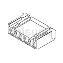 Alloggiamento connettore filo-PCB con passo 2,50 mm Mini-Lock™ (51102)