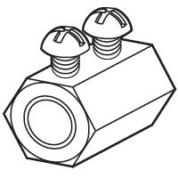 Elemento opzionale per elettrodo ad asta ed elementi periferici F03- F03-02 SUS316 CONNECTING NUT