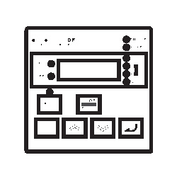 Console di programmazione con LED per inverter di frequenza RX