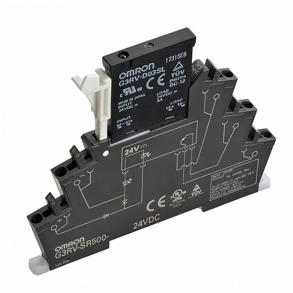 Relè a stato solido di tipo slim I/O [G3RV-SR]