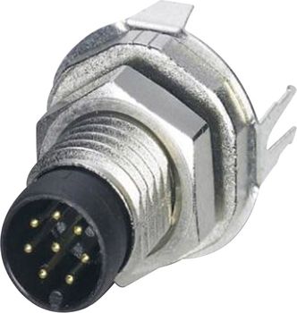 Connettore maschio M8 integrato per sensore / attuatore