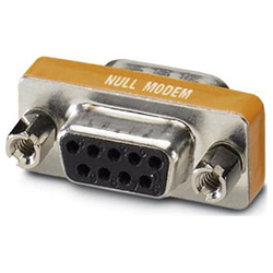 Connettore V.24 (RS-232) null modem