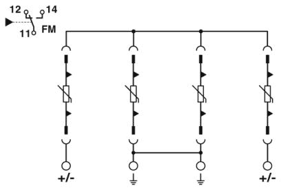 Scaricatore di corrente da fulminazione/sovratensione tipo 1/2, VAL-MS