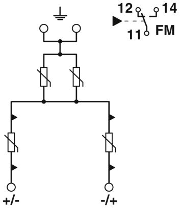 Scaricatore di corrente da fulminazione/sovratensione tipo 1/2, VAL-MB 2906293