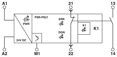 Relè di accoppiamento, PSR-PS21