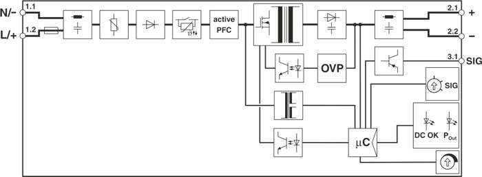 Alimentatore, alimentatore a commutazione primaria QUINT POWER, QUINT4-PS