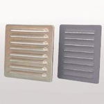 Griglia di ventilazione (piastra in ferro / acciaio inox)  G2-15-SET-E