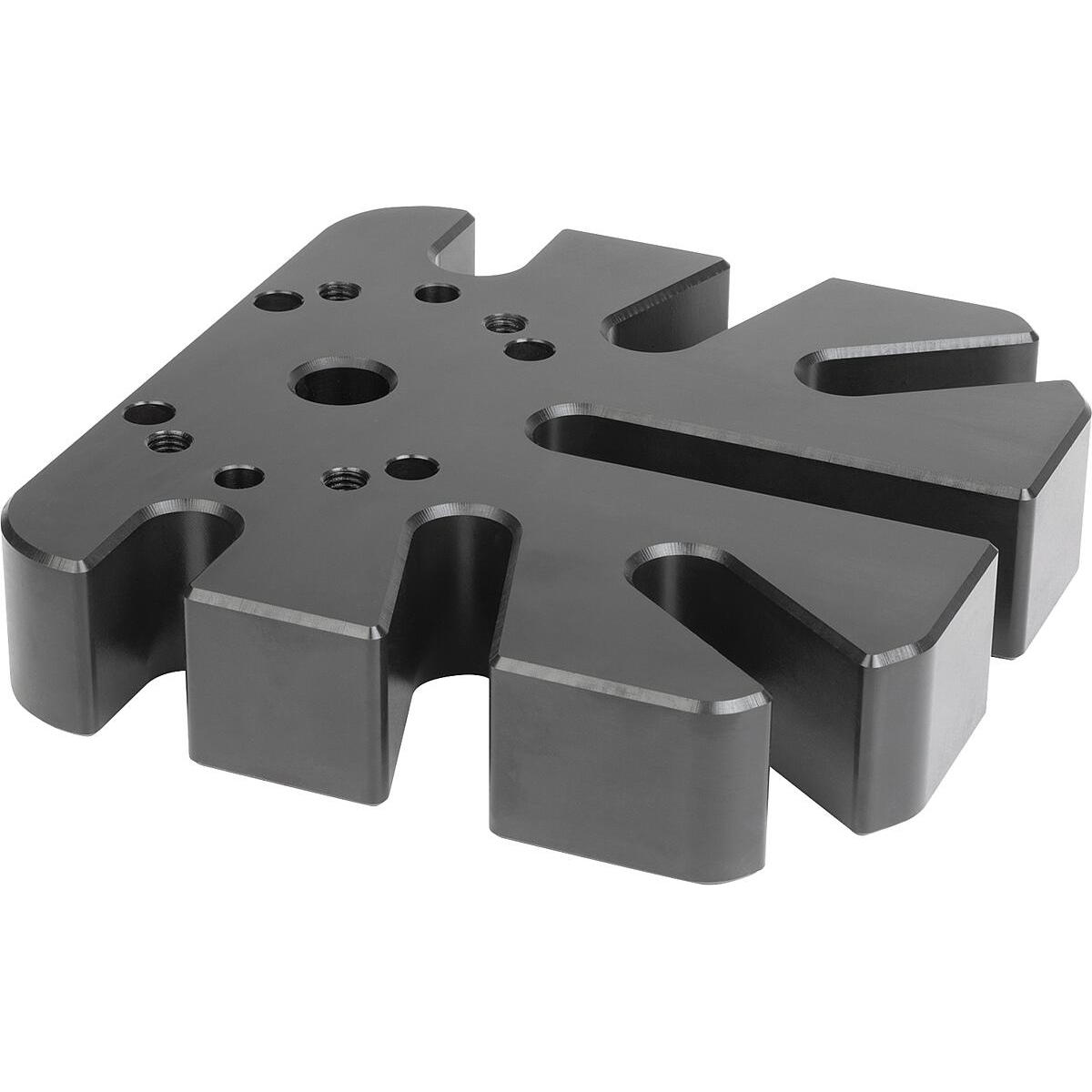 UNILOCK 5 assi, base di montaggio per serraggio universale, versione piccolo, grandezza del sistema 80 mm (K0962)