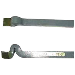 Punta per utensili da tornio con tagliente in acciaio rapido HSS (per torni), design con collo a molla, taglio con collo a molla