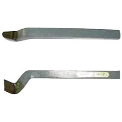 Punta per utensili da tornio con tagliente in acciaio rapido HSS (per piallare), angolo arrotondato TTB-61-7-OLD